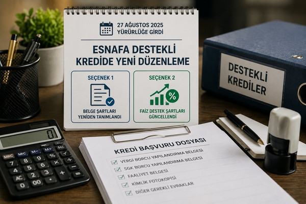 Esnafa kredi kolaylığı: vergi ve SGK borcu engeli yumuşadı