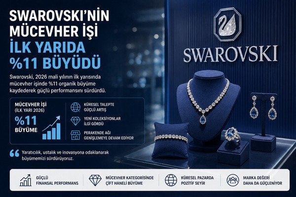 Swarovski'nin mücevher işi ilk yarıda yüzde 11 büyüdü