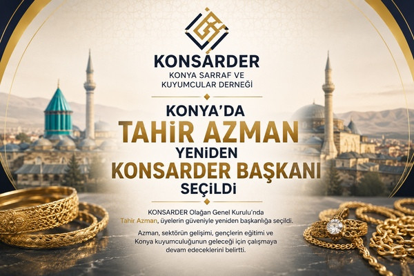 Konya'da Tahir Azman yeniden KONSARDER başkanı seçildi