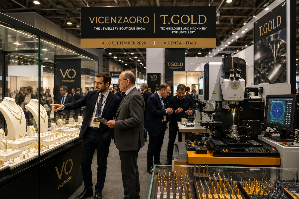 Vicenzaoro ve T.Gold 4 Eylül’de teknolojiyle birlikte açılıyor