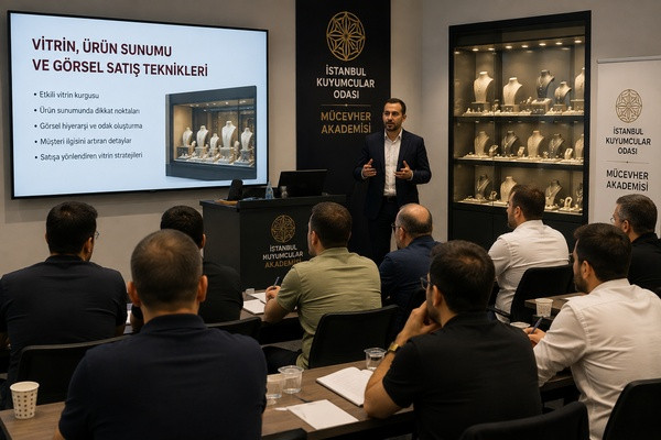 İKO’da kuyumculukta satış artıran görsel stratejiler eğitimi