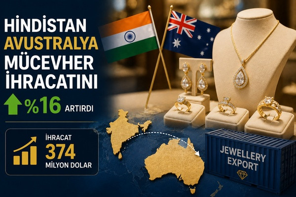 Hindistan Avustralya mücevher ihracatını yüzde 16 artırarak 374 milyon dolara taşıdı