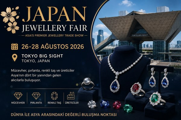 Japan Jewellery Fair için üç günlük geri sayım başladı