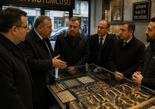 Fatih'teki soygun sonrası İKO, Moda Kuyumcusu'nu ziyaret etti