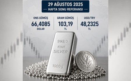 Gram gümüş 103 TL: 66 dolar desteği pazartesi için kritik