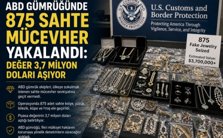 ABD gümrüğünde 875 sahte mücevher yakalandı: değer 3,7 milyon doları aşıyor