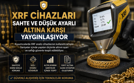 XRF cihazları sahte ve düşük ayarlı altına karşı yaygınlaşıyor
