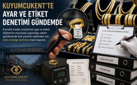 Kuyumcukent’te ayar denetimleri gündemde