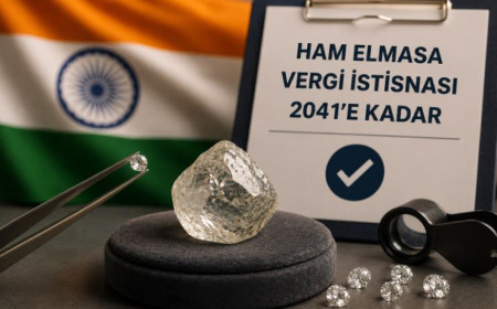 Hindistan ham elmasa 2041’e kadar vergi istisnası getiriyor