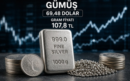 Gümüş 69,48 dolarda tutunuyor: gram fiyatı 107,8 TL’ye yakın