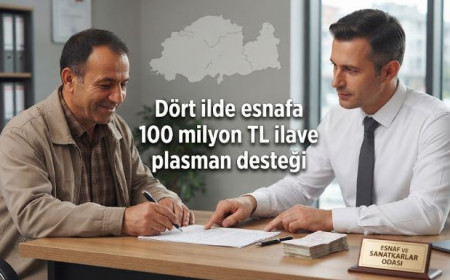 Dört ilde esnafa 100 milyon TL ilave plasman desteği