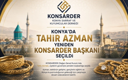 Konya'da Tahir Azman yeniden KONSARDER başkanı seçildi
