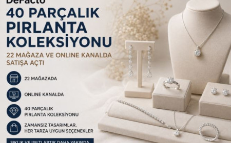 DeFacto 40 parçalık pırlanta koleksiyonunu 22 mağaza ve online kanalda satışa açtı