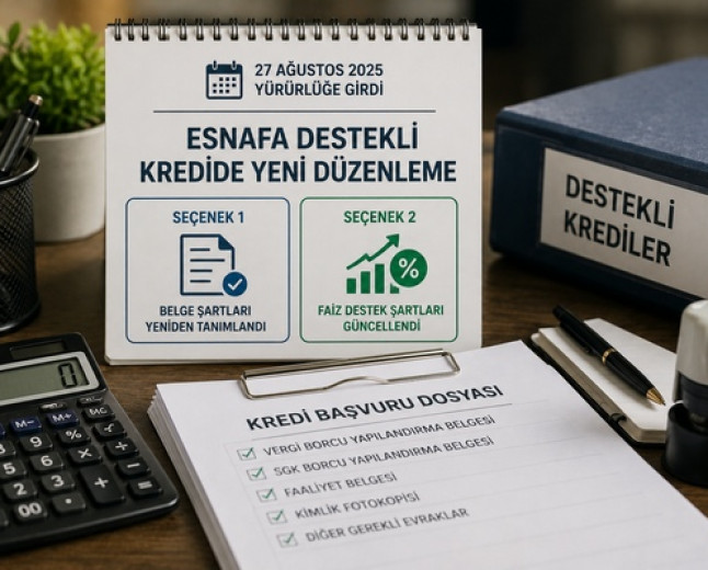 Esnafa kredi kolaylığı: vergi ve SGK borcu engeli yumuşadı