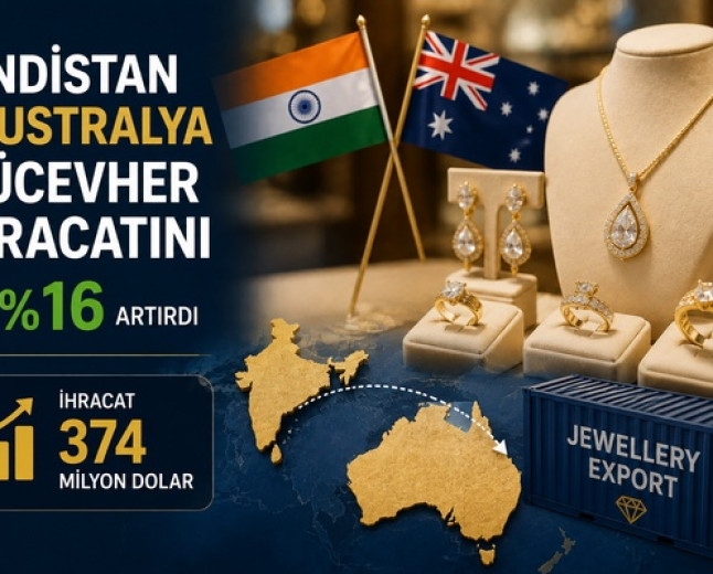 Hindistan Avustralya mücevher ihracatını yüzde 16 artırarak 374 milyon dolara taşıdı