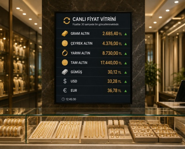 Zümrüt Kuyumculuk Ümraniye’de canlı fiyat vitriniyle dijital mağazacılığı güçlendiriyor