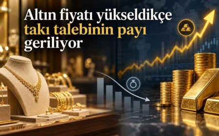 Altın fiyatı yükseldikçe takı talebinin payı geriliyor