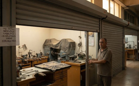 Kuyumcukent'te bazı atölyeler yaz ortasında zorunlu tatile çıktı