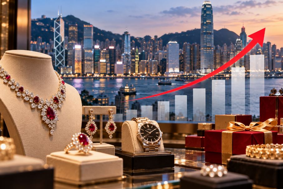 Hong Kong’da mücevher ve saat satışları ağustosta yüzde 12 arttı