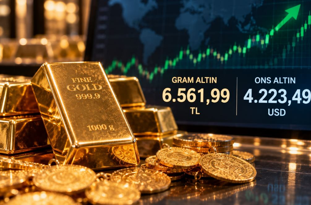 Altın 6.562 TL: Ons 4.223 dolara çıktı