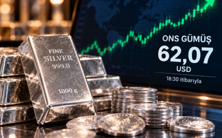 Gümüş güçlendi: Ons 62,07 dolara çıktı
